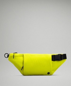 Lululemon Multi-Pocket Belt Bag Accessories Çantası Sarı Siyah | NSMY-14957