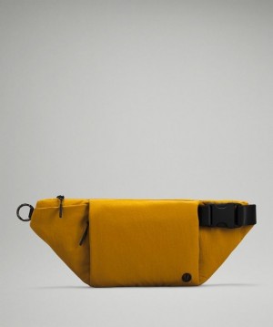 Lululemon Multi-Pocket Belt Bag Accessories Çantası Altın Kahverengi Siyah | FASD-53041