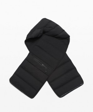 Lululemon Navigation Down Scarf Accessories Fular Siyah | YTFP-95820