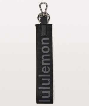 Lululemon Never Lost Key Chain Accessories Çantası Siyah Koyu | BXJY-75293