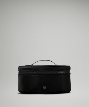 Lululemon Oval Top-Access Kit Accessories Çantası Siyah | OMCT-81647
