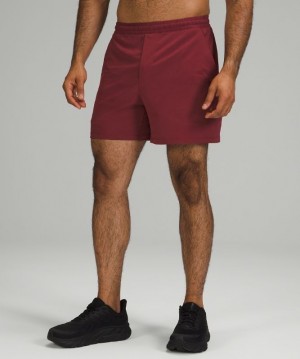 Lululemon Pace Breaker Lined Short 5 Erkek Şort Bordo | WVLJ-26913