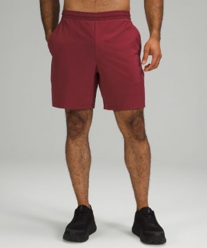 Lululemon Pace Breaker Lined Short 7 Erkek Şort Bordo | POAR-41682