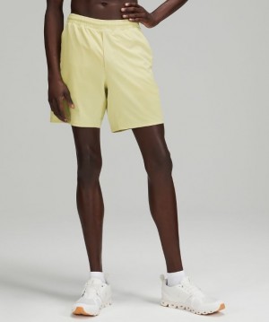 Lululemon Pace Breaker Lined Short 7 Erkek Şort Yeşil | BLTO-71269
