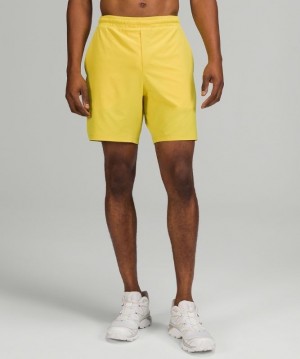 Lululemon Pace Breaker Lined Short 7 Erkek Şort Soleil | AFKD-41986