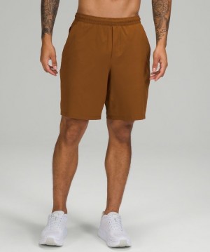 Lululemon Pace Breaker Linerless Short 9 Erkek Şort Bakır Kahverengi | GUPL-85014