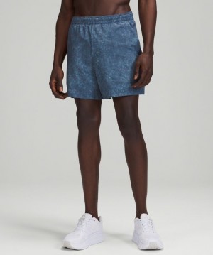 Lululemon Pace Breaker Short 5 LL Erkek Şort Mavi Renkli | FNRW-29486