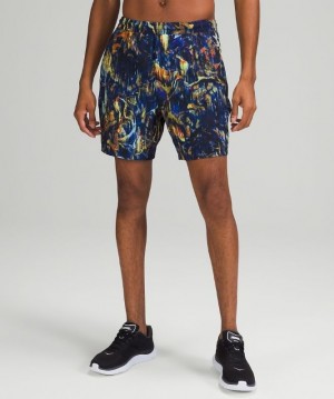 Lululemon Pace Breaker Short 7 LL Erkek Şort Mavi Renkli | YFSU-86920