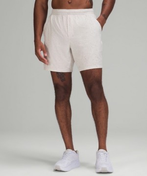 Lululemon Pace Breaker Short 7 LL Erkek Şort Beyaz | CZYP-79064