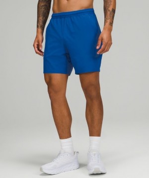 Lululemon Pace Breaker Short 7 LL Erkek Şort Mavi | UYOC-90732