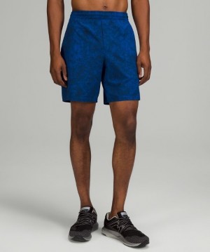 Lululemon Pace Breaker Short 7 LL Erkek Şort Mavi Lacivert | ZHFY-13458