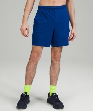 Lululemon Pace Breaker Short 7 Lined Erkek Şort Mavi | EYGD-64508