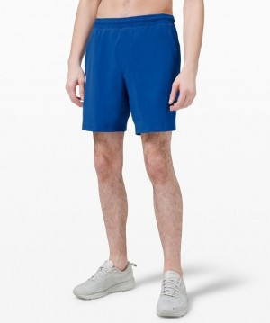Lululemon Pace Breaker Short 7 New Liner Fit Erkek Şort Mavi | IZMO-40867