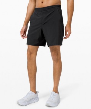 Lululemon Pace Breaker Short 7 New Liner Fit Erkek Şort Siyah | GVNL-18976