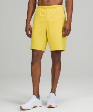 Lululemon Pace Breaker Short 9 Lined Erkek Şort Soleil | GMVP-13456