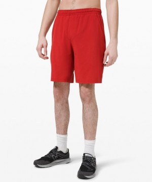 Lululemon Pace Breaker Short 9 Lined Erkek Şort Kırmızı | FBKV-27804
