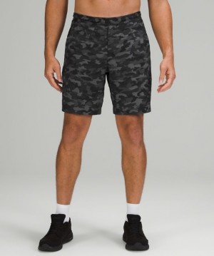 Lululemon Pace Breaker Short 9 Lined Erkek Şort Camo Siyah | TICS-29740