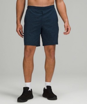 Lululemon Pace Breaker Short 9 Lined Erkek Şort Mavi Lacivert | SXYM-71384