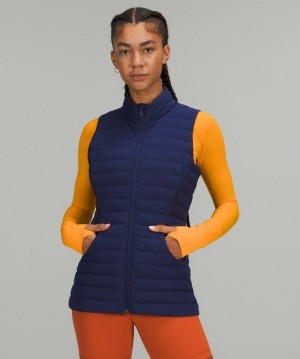 Lululemon Pack It Down Vest Kadın Mont Night Sea | ERYF-59683