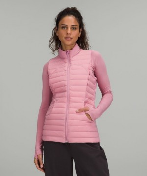 Lululemon Pack It Down Vest Kadın Mont Pembe Gri Kahverengi | RLAQ-98317