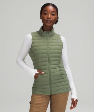 Lululemon Pack It Down Vest Kadın Mont Yeşil | PNLW-51826