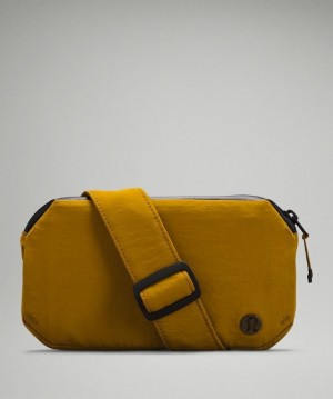 Lululemon Pop it Off Crossbody Accessories Çantası Altın Kahverengi Siyah | VWHX-25971