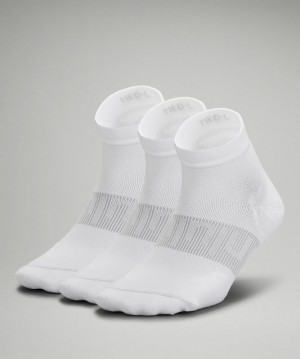 Lululemon Power Stride Ankle Sock 3 Pack Accessories Çorap Beyaz | LQPZ-67583