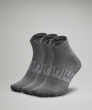 Lululemon Power Stride Ankle Sock 3 Pack Accessories Çorap Gri Gri Gri | CGVB-14567