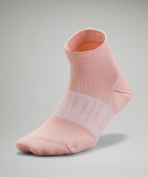 Lululemon Power Stride Ankle Sock Accessories Çorap Pembe | ZWTK-48730