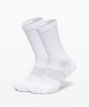 Lululemon Power Stride Crew Sock 2 Pack Accessories Çorap Beyaz | ETKX-30128