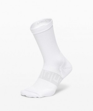 Lululemon Power Stride Crew Sock Accessories Çorap Beyaz | YWFH-63904