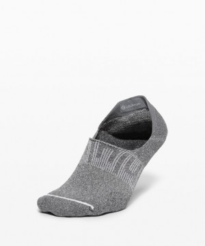 Lululemon Power Stride No-Show Sock with Active Grip Anti-Stink Accessories Çorap Koyu Gri | VDWZ-96174