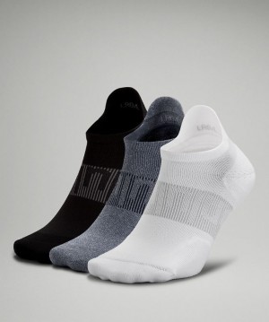 Lululemon Power Stride Tab Sock 3P Accessories Çorap Beyaz Mavi Siyah | SZHM-59036