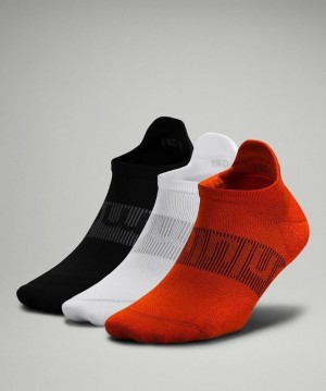 Lululemon Power Stride Tab Sock 3 Pack Accessories Çorap Kırmızı Beyaz Siyah | MUIX-21547