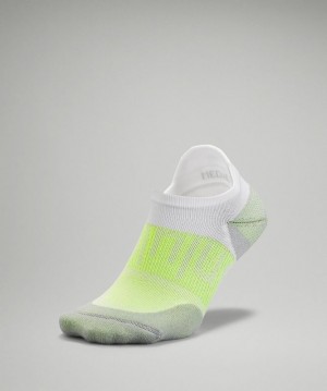 Lululemon Power Stride Tab Sock Accessories Çorap Beyaz Sarı | ZUAJ-26540