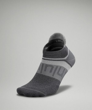 Lululemon Power Stride Tab Sock Wool Accessories Çorap Gri Koyu Gri | RXWE-72048