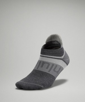Lululemon Power Stride Tab Sock Wool Accessories Çorap Gri Koyu Gri | CZJM-32859