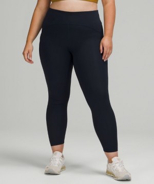 Lululemon Power Thru High-Rise Tight 25 Kadın Tayt Lacivert | XYKG-02896