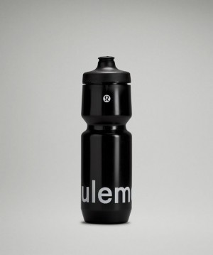 Lululemon Purist Cycling Waterbottle Accessories Su şişeleri Siyah Beyaz | ZVEA-50281