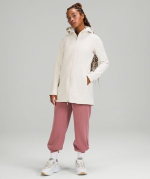 Lululemon RepelShell Rain Jacket Kadın Mont Beyaz | MJHZ-08594
