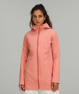 Lululemon RepelShell Rain Jacket Kadın Mont Pembe | TSKV-91835