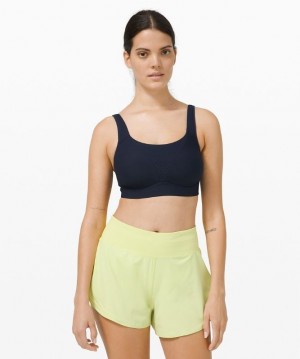 Lululemon Run Times Bra High Support, B Kadın Spor Sütyeni Lacivert | LBYI-69185