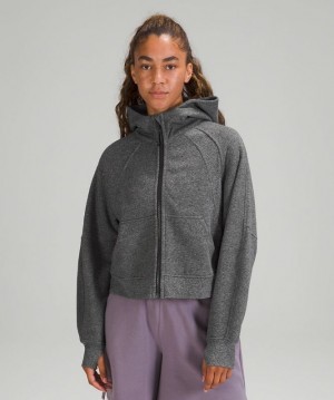 Lululemon Scuba Oversized Full-Zip Kadın Tişörtü Siyah | ONKT-81326
