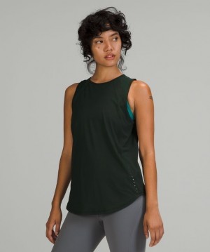 Lululemon Sculpt Tank Top Kadın Üstler Yeşil | NDBQ-78461