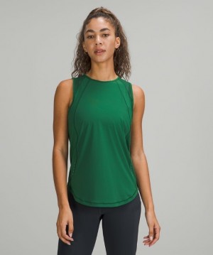 Lululemon Sculpt Tank Top Kadın Üstler Yeşil | DKZX-51276