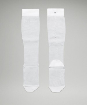 Lululemon SeaWheeze MicroPillow Compression Run Sock Knee High Accessories Çorap Beyaz | HXRS-64751