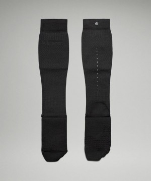 Lululemon SeaWheeze MicroPillow Compression Run Sock Knee High Accessories Çorap Siyah | UCOY-42019