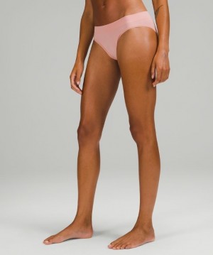 Lululemon Seamless Mid-Rise Bikini Underwear Kadın İç Giyim Pembe | LMBX-83570