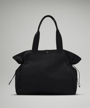 Lululemon Side-Cinch Shopper Bag 18L Accessories Çantası Siyah | SENO-36127
