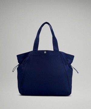 Lululemon Side-Cinch Shopper Bag 18L Accessories Çantası Night Sea | IJOQ-03865
